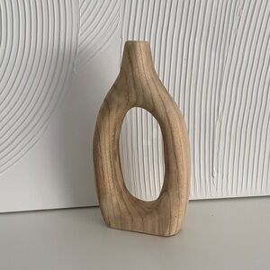 Modern Wooden Decorative Vase